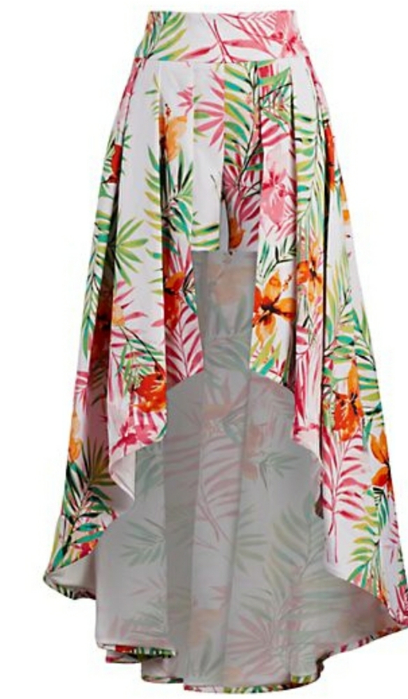 NWT! Pleated Overlay Skort